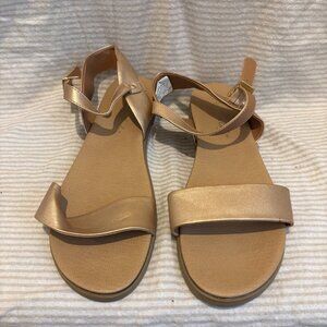 NWOT! American Eagle | Rose Gold Strappy Sandals